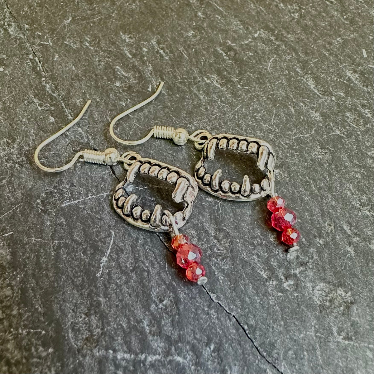 Vampire Fang Earrings ~ Halloween Jewelry