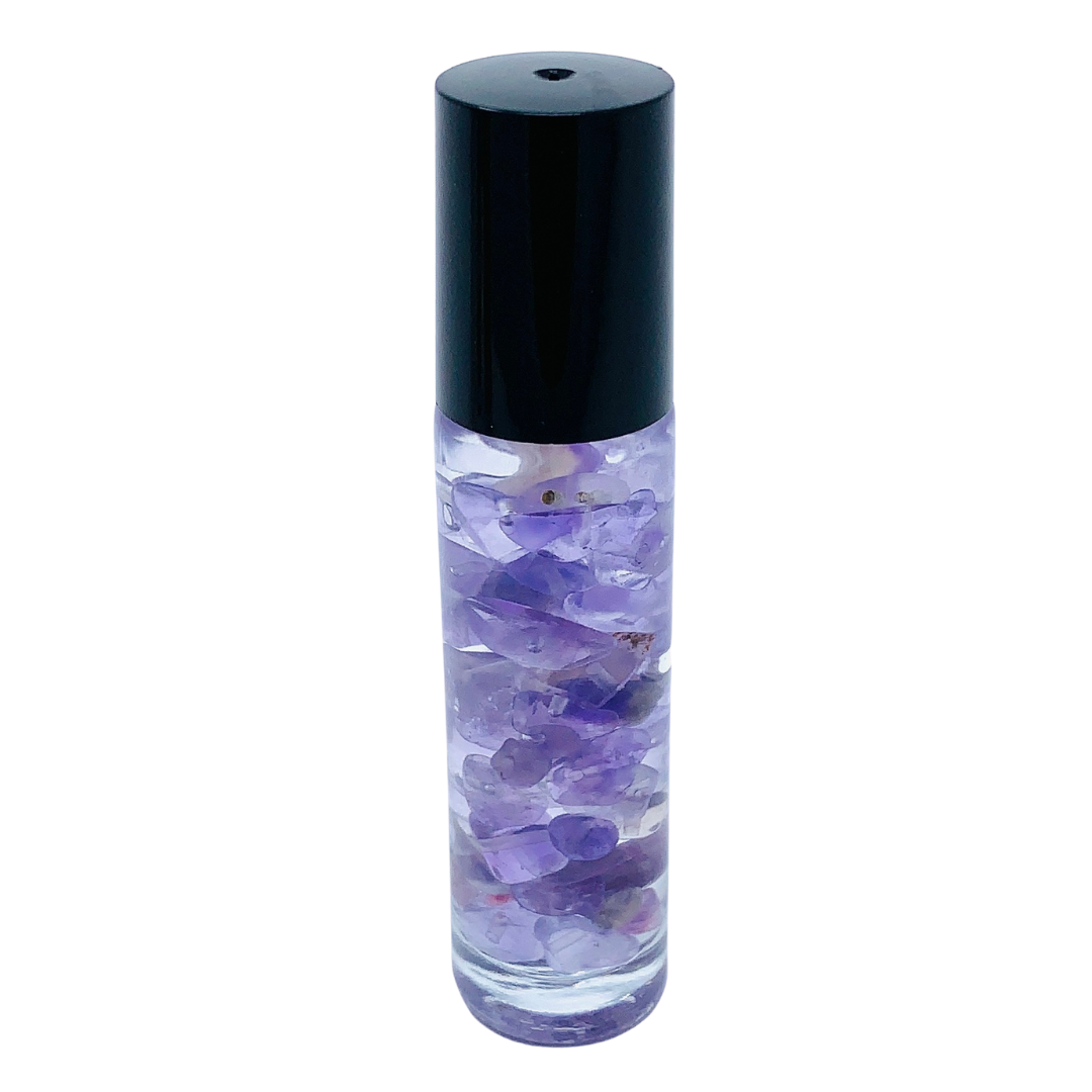 Crystal Infused Essential Oil Rollers
