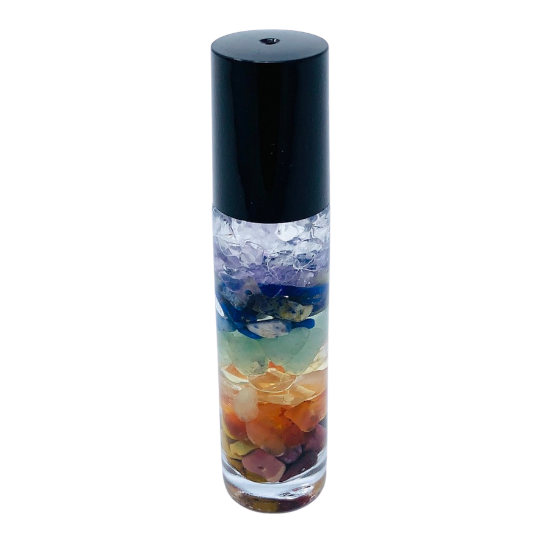 Crystal Infused Essential Oil Rollers