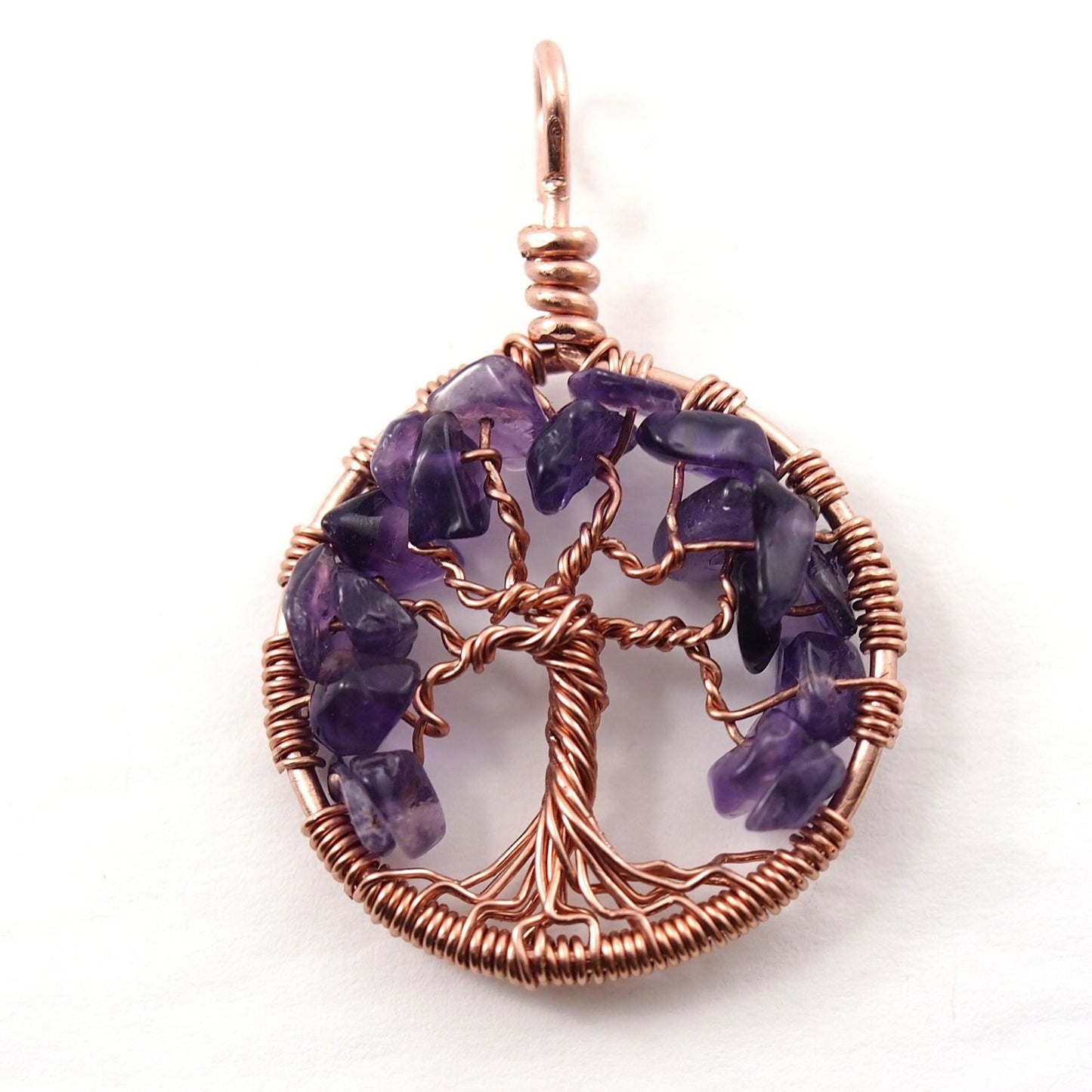 Amethyst Tree of Life Pendant