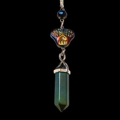 Sugar Skull Stone Point Necklace