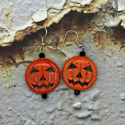 Jack O'Lantern Necklace & Earrings