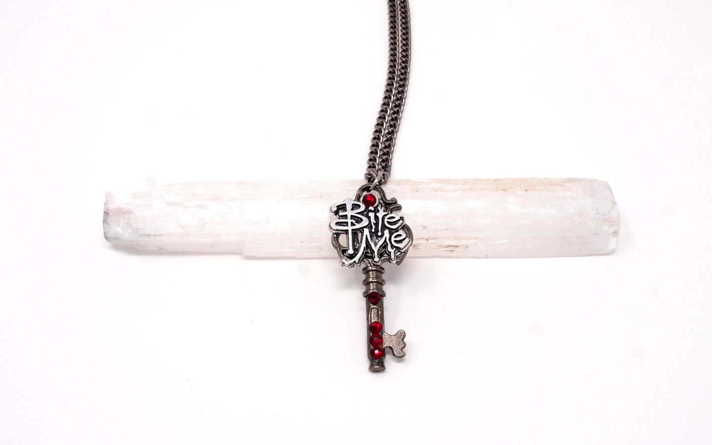 Vampire Skeleton Key Necklace ~ Halloween Jewelry