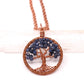 Sapphire Tree of Life Pendant